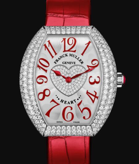 Franck Muller Heart Replica Watch Cheap Price 5002 QZ D3 1P OG chif rouge